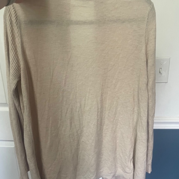 Sheer light cowl neckline cardigan - Picture 2 of 3